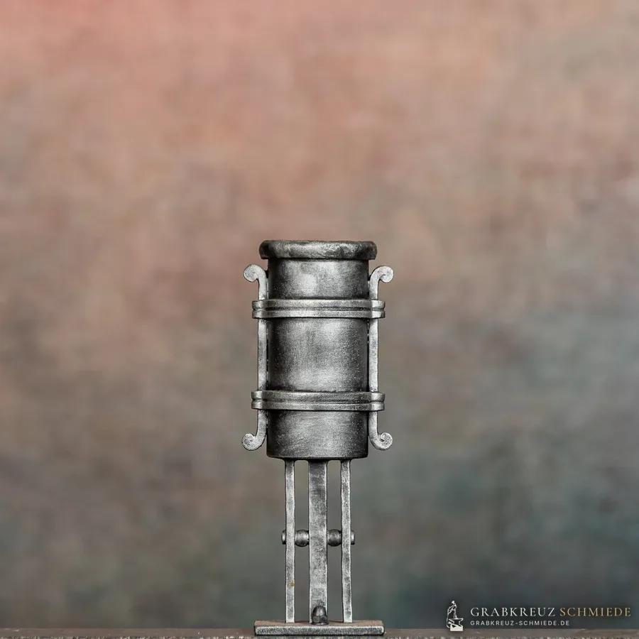 Allgäu Vase, Standard, Silber patiniert