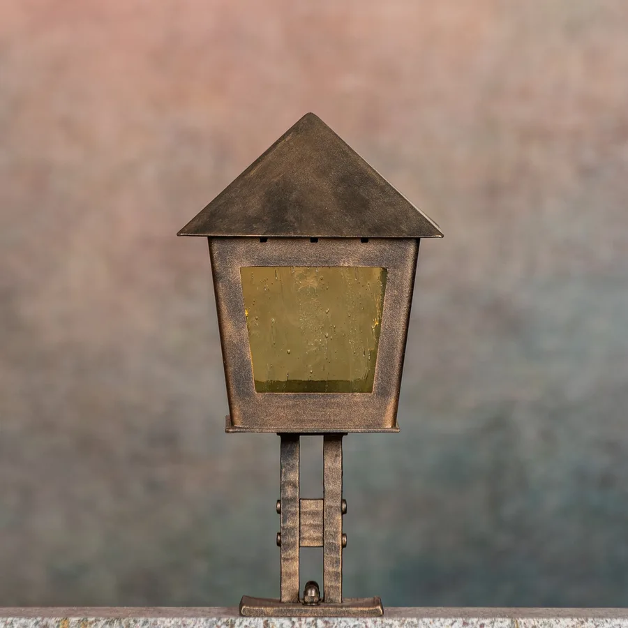 Kärnten Laterne, Glass, Kupfer patiniert
