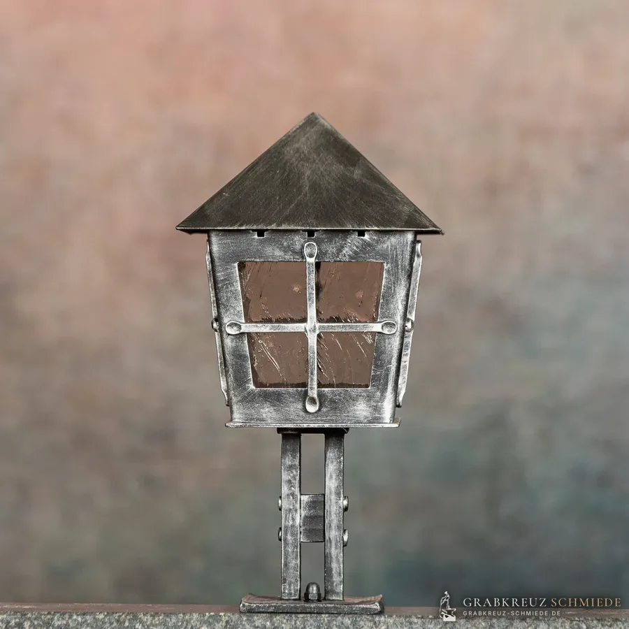 Kärnten Laterne, Cross, Silber patiniert