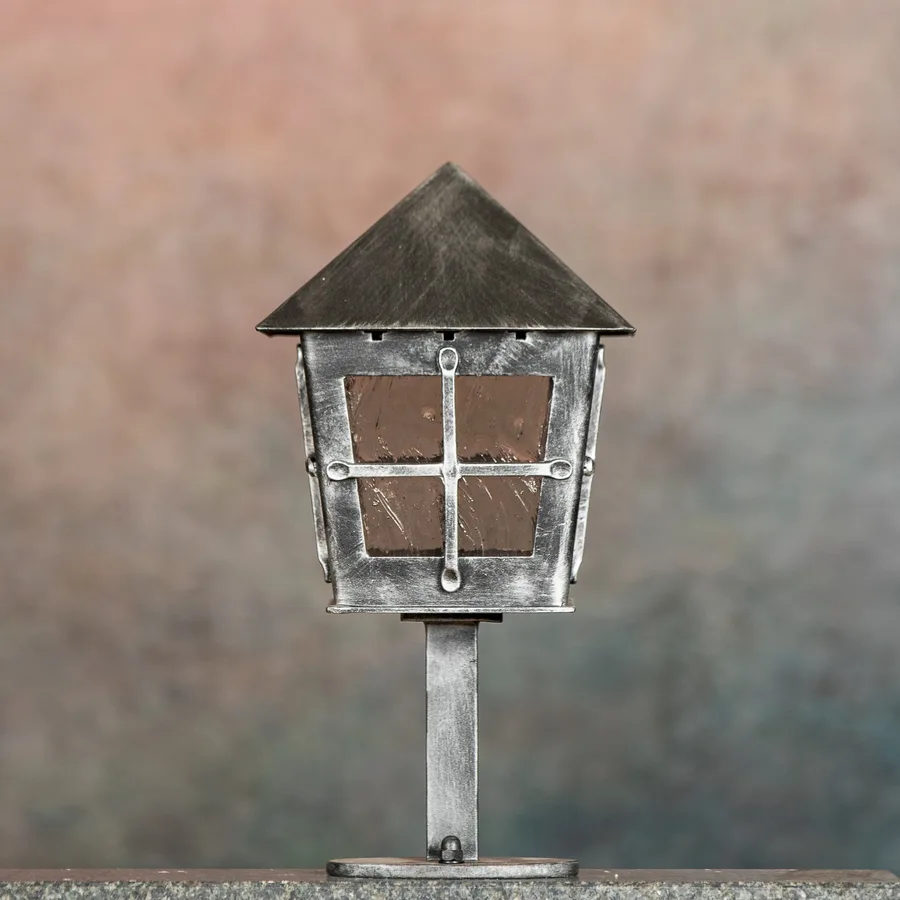 Rosenheim Laterne, Cross, Silber patiniert