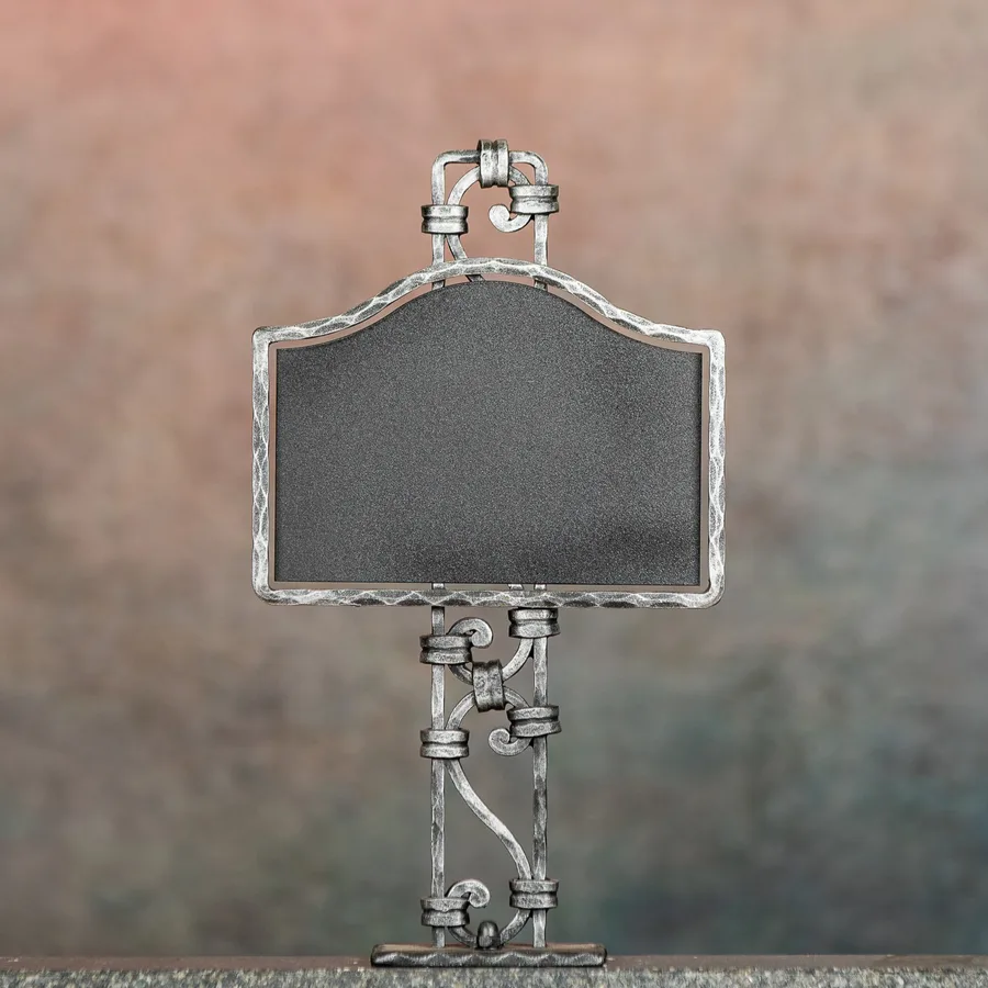 Tirol Namenstafel, Napoleon, Silber patiniert