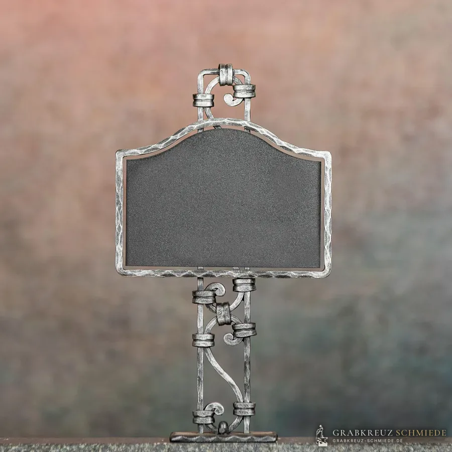 Tirol Namenstafel, Napoleon, Silber patiniert