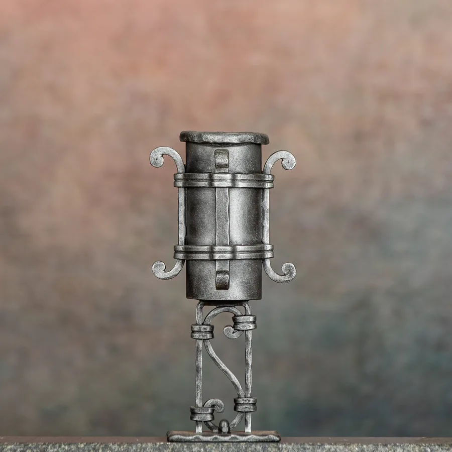 Tirol Vase, Rich, Silber patiniert
