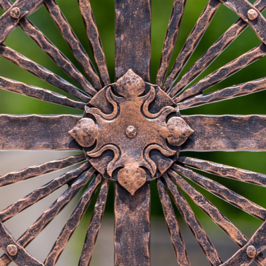 Grabkreuz Handgeschmiedet Heidelberg Detailbild